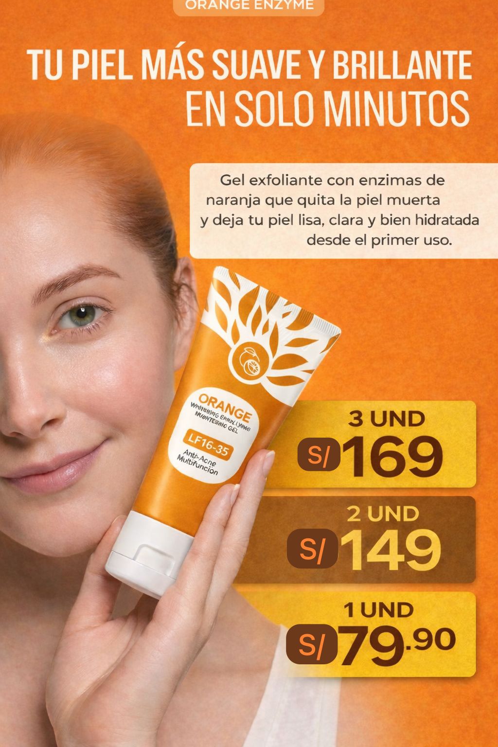 EXFOLIANTE ORANGE 100% ORIGINAL
